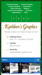 Mobile Screenshot of kathleensgraphics.com